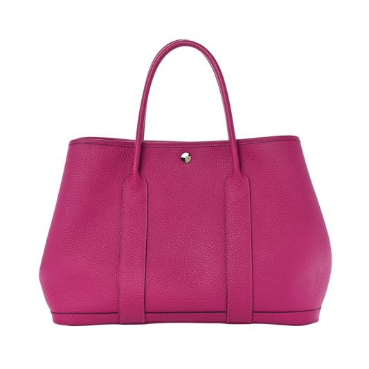 Hermes Garden Party 36 Rose Pourpe Negonda Leather