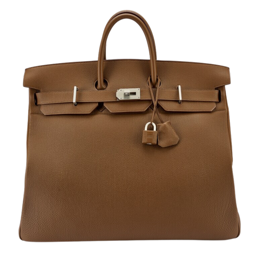 Hermes Birkin 50 HAC Haut à Courroies Alezan Togo Leather