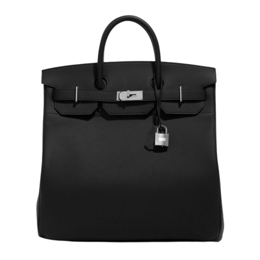 Hermes Birkin 40 HAC Haut à Courroies Noir Togo Leather