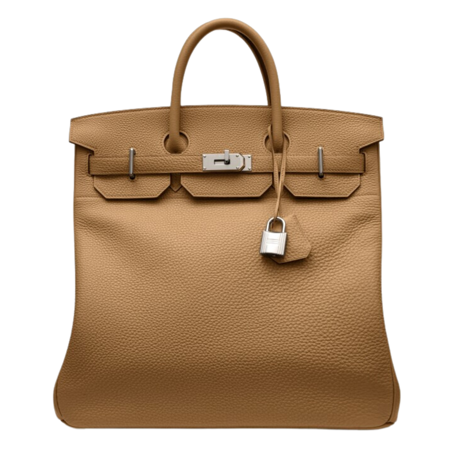 Hermes Birkin 40 HAC Haut à Courroies Biscuit Clemence Leather