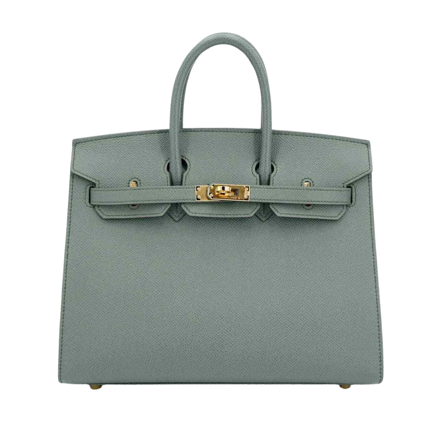 Hermes Birkin 25 Sellier Vert Amande Epsom Leather