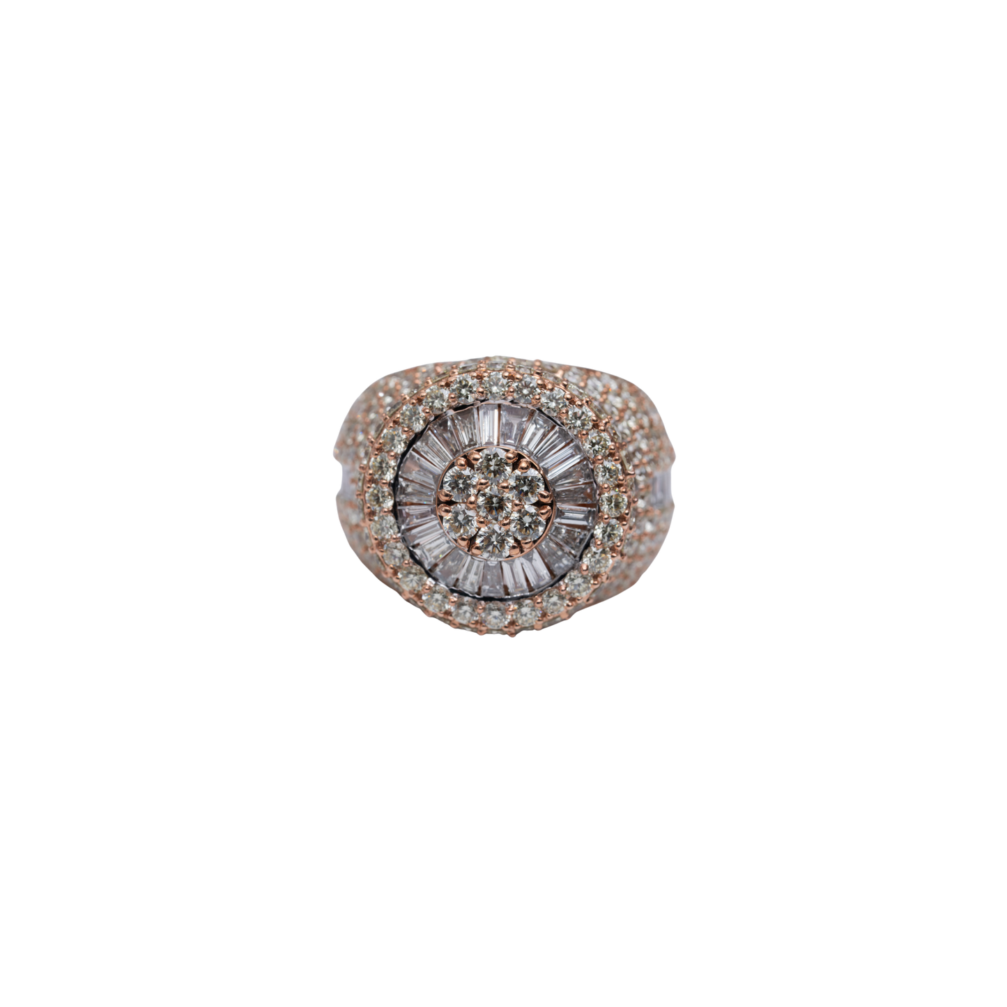 10k White Gold Dia Ring - 13.9 grams - 7.13 cts