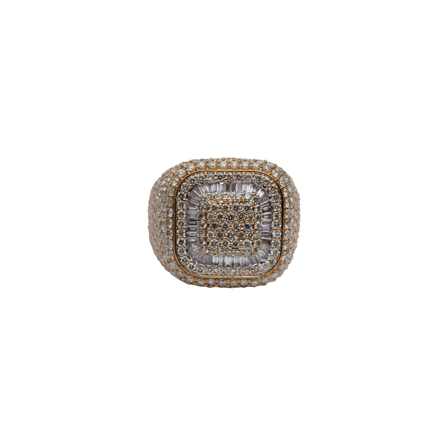 10k Yellow Gold Dia Ring - 19.16 grams - 7.78 cts