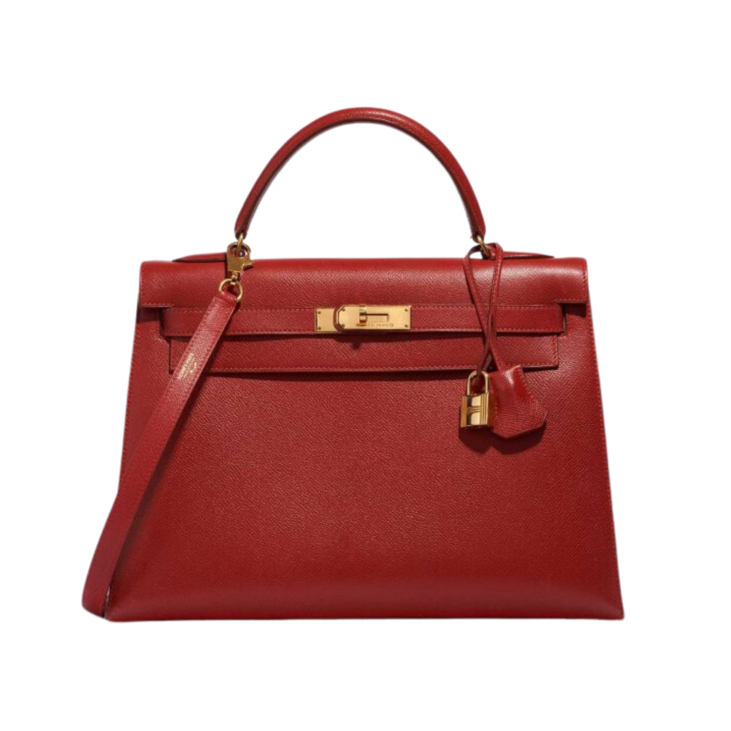 Hermes Kelly 32 Rouge Casaque Epsom Leather