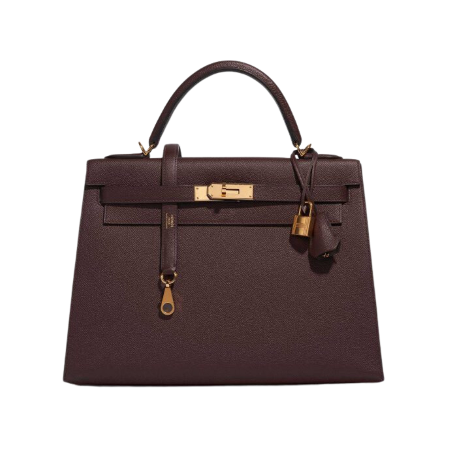 Hermes Kelly 32 Bordeaux Epsom Leather