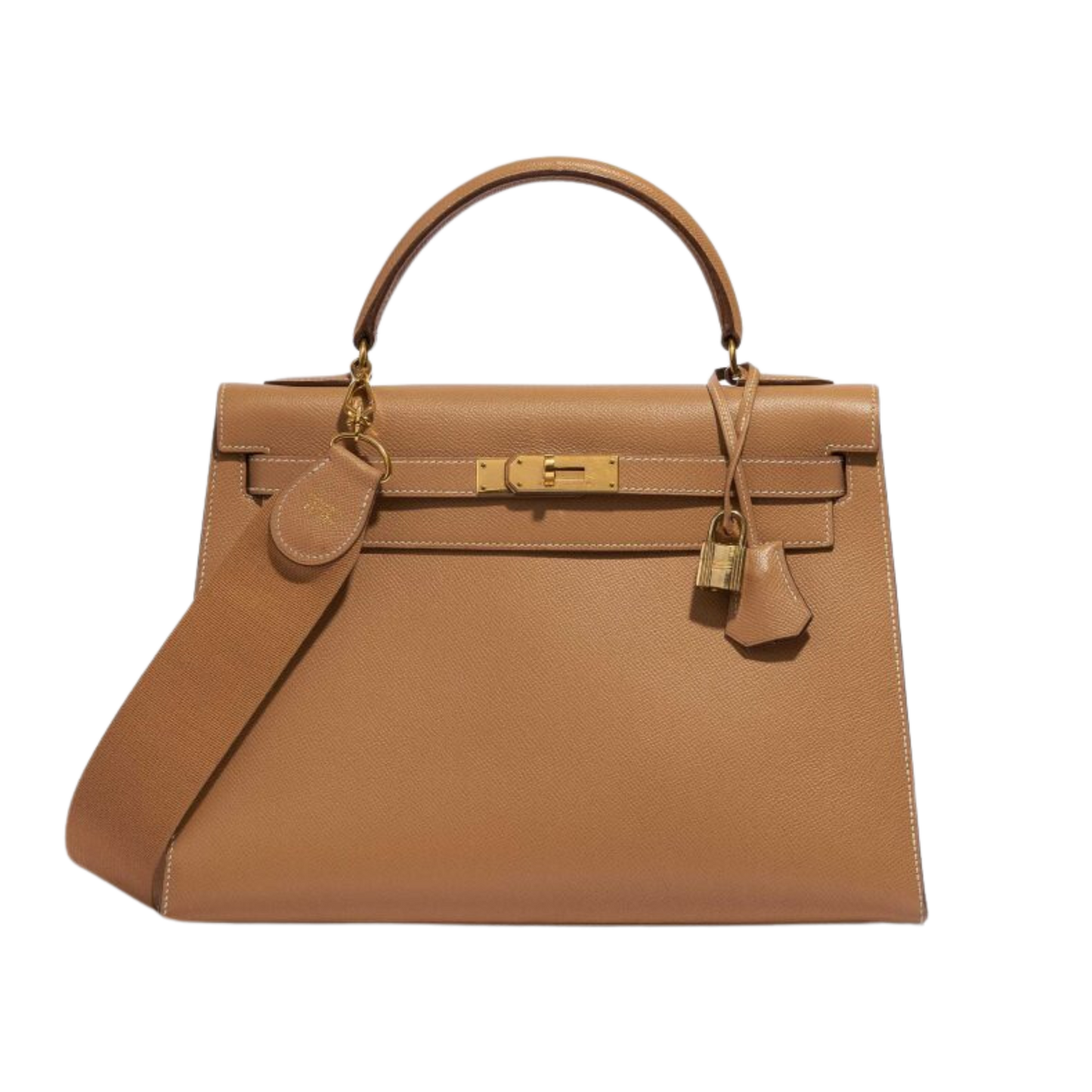 Hermes Kelly 32 Cognac Epsom Leather