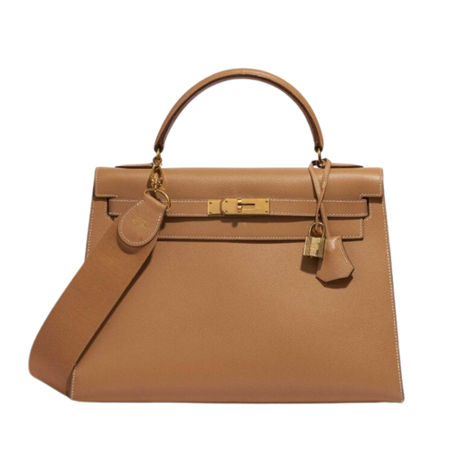 Hermes Kelly 32 Cognac Epsom Leather