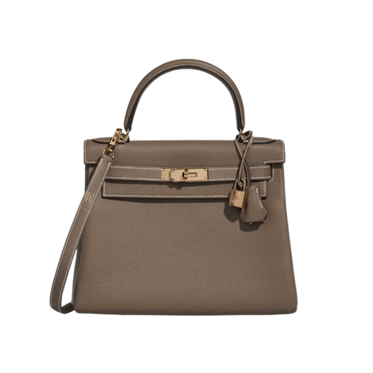Hermes Kelly 28 Etoupe Togo Leather