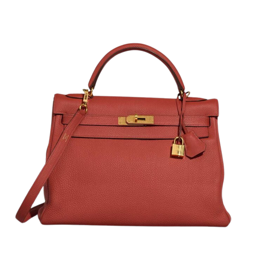 Hermes Kelly 32 Rouge de Coeur Togo Leather