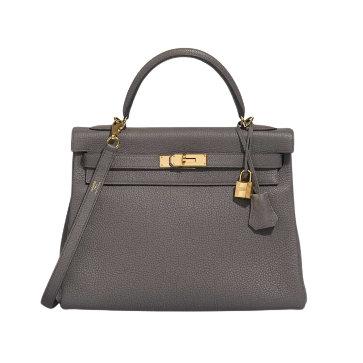 Hermes Kelly 32 Etain Togo Leather