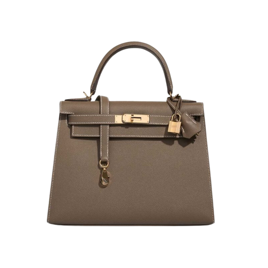 Hermes Kelly 28 Etoupe Epsom Leather