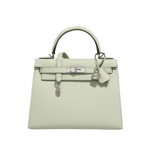 Hermes Kelly 28 Vert Fizz Epsom Leather