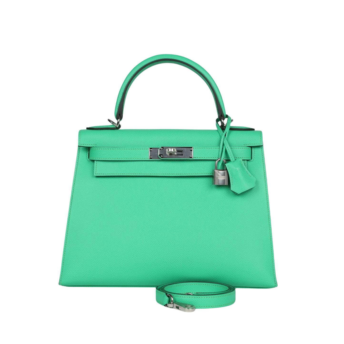 Hermes Kelly 28 Vert Comics Epsom Leather