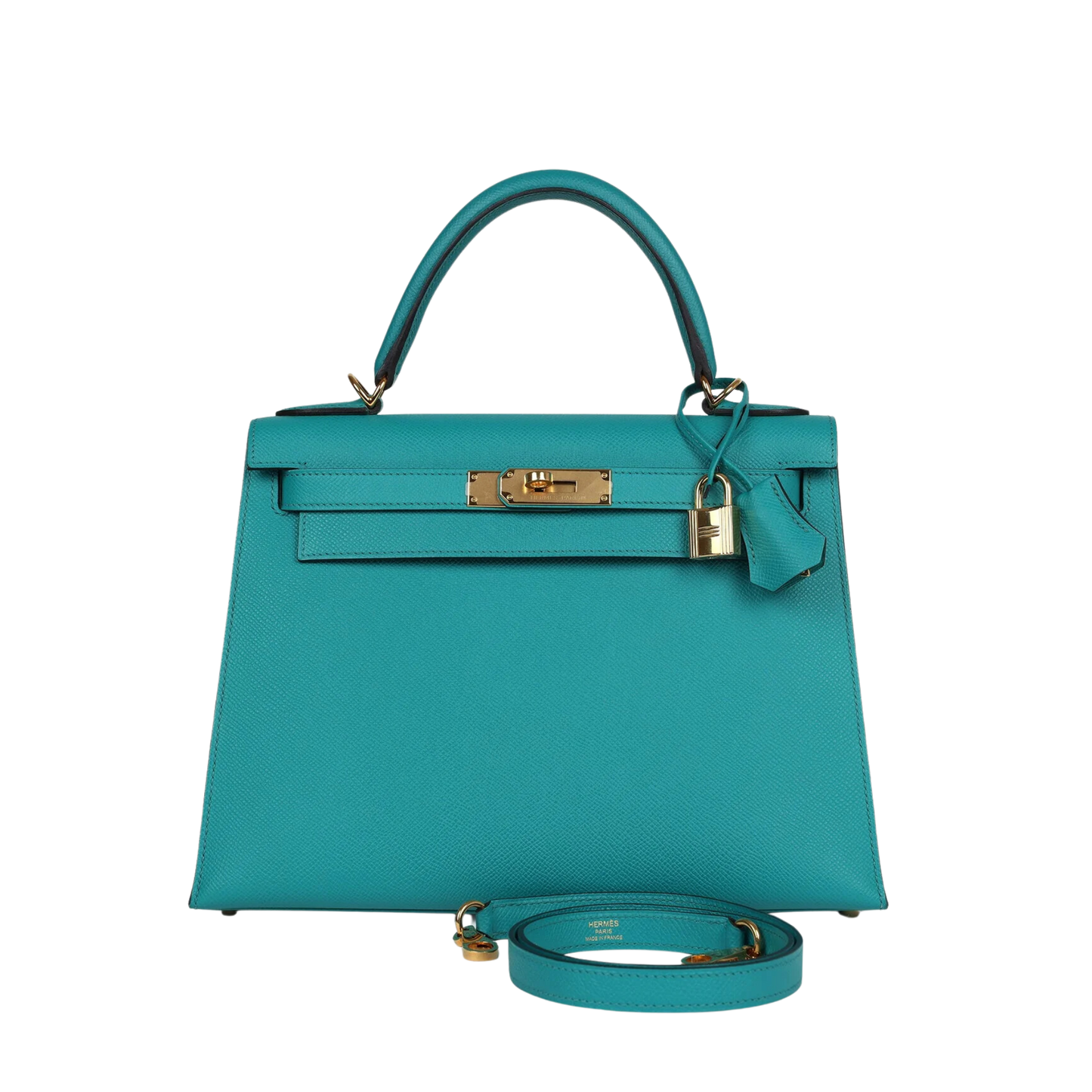 Hermes Kelly 28 Vert Verone Epsom Leather