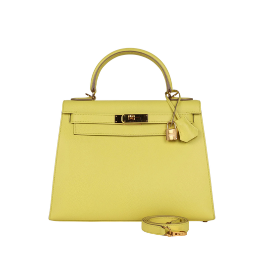 Hermes Kelly 28 Soufre Epsom Leather