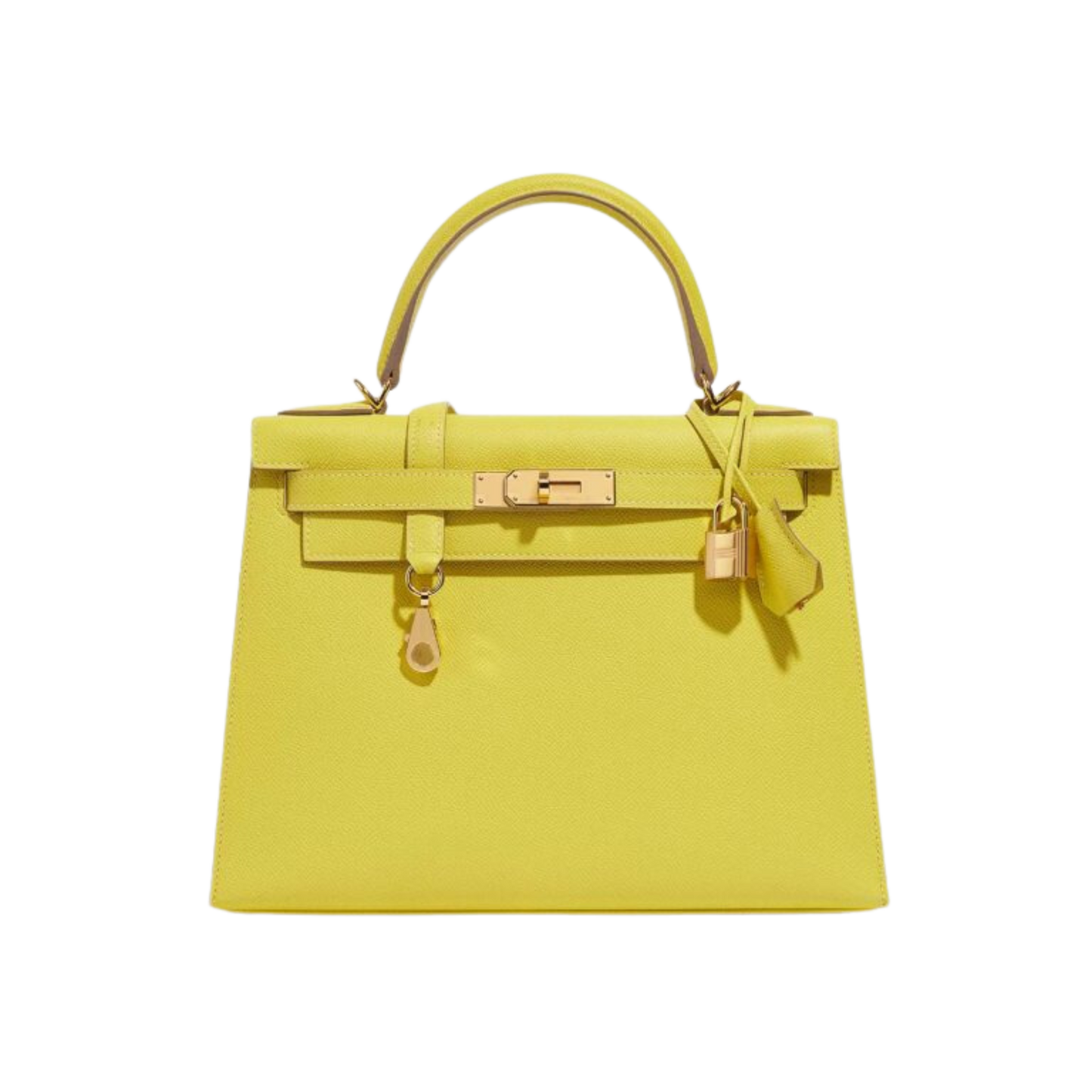 Hermes Kelly 28 Lime Epsom Leather