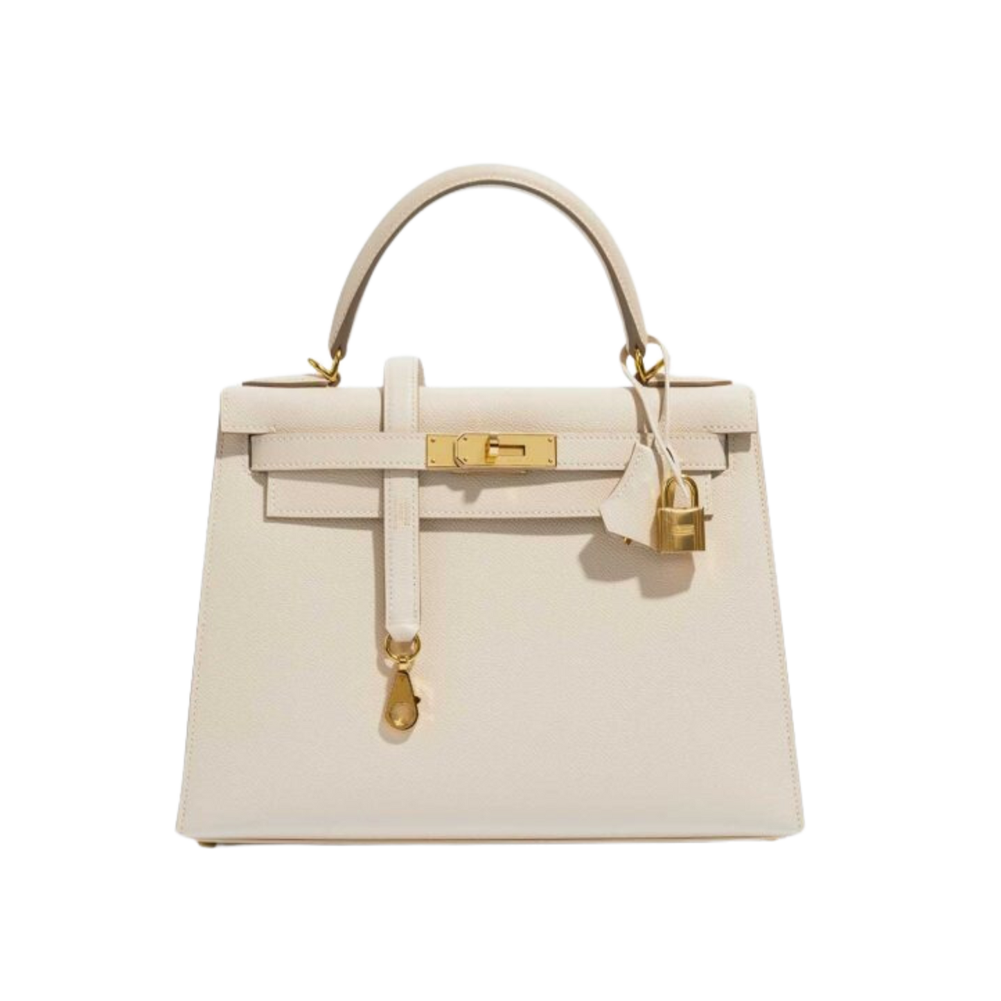 Hermes Kelly 28 Craie Epsom Leather