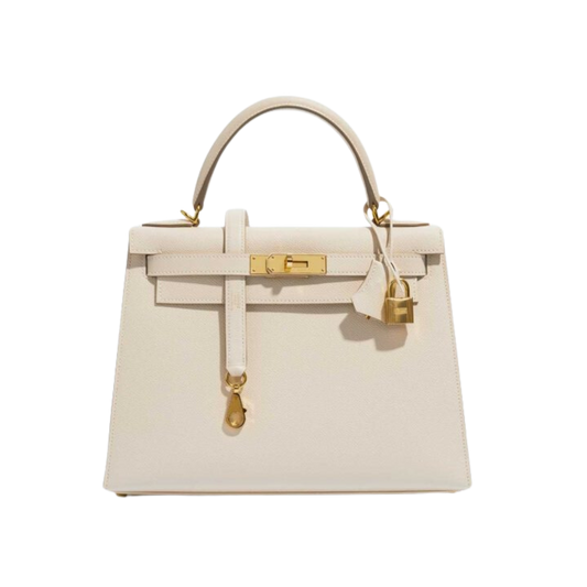 Hermes Kelly 28 Craie Epsom Leather