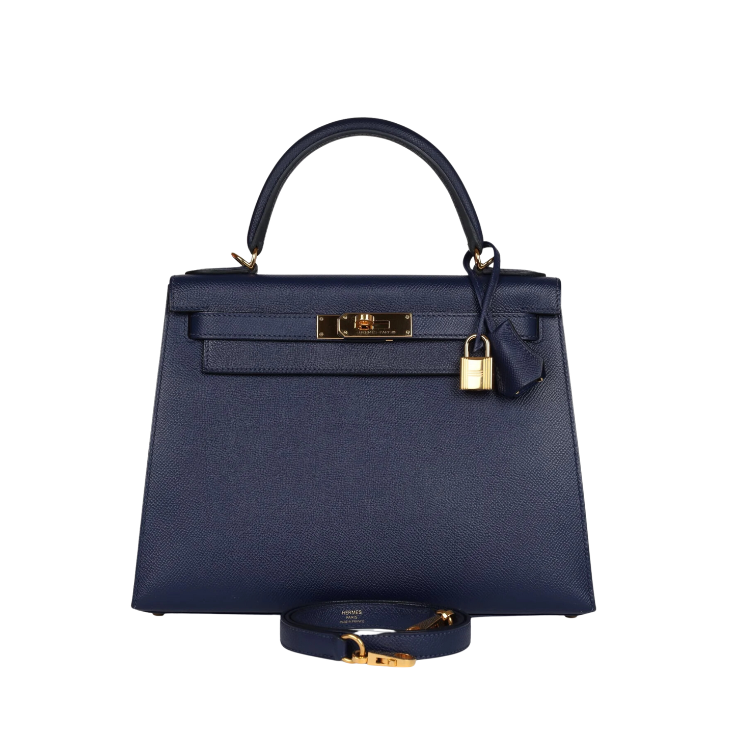 Hermes Kelly 28 Bleu Saphir Epsom Leather