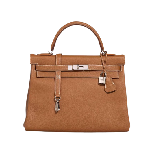 Hermes Kelly 32 Gold Togo Leather