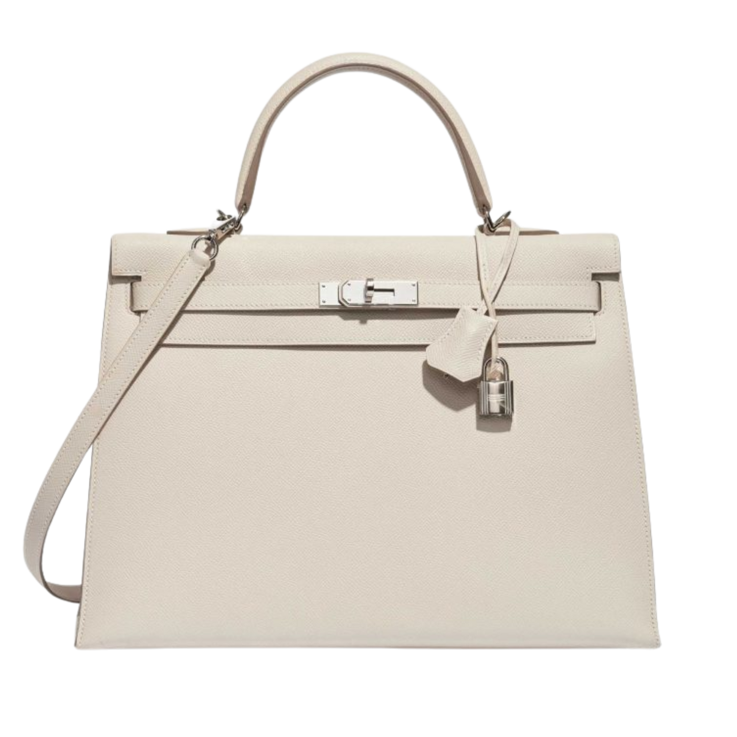 Hermes Kelly 35 Craie Epsom Leather