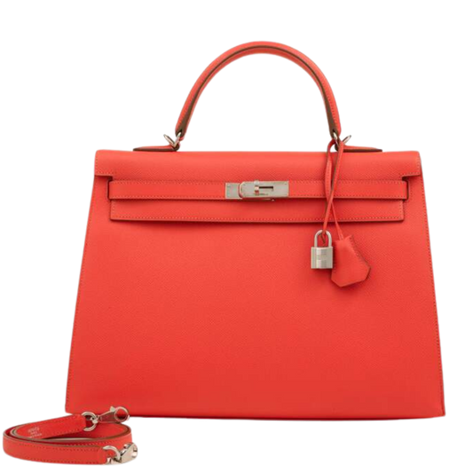 Hermes Kelly 35 Bougainvillier Epsom Leather
