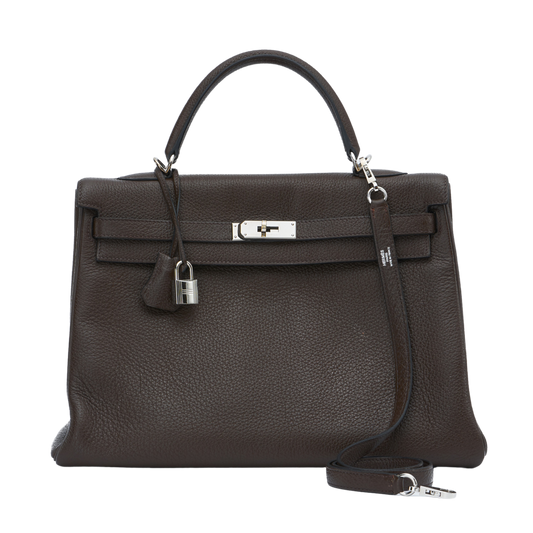 Hermes Kelly 35 Terre Togo Leather