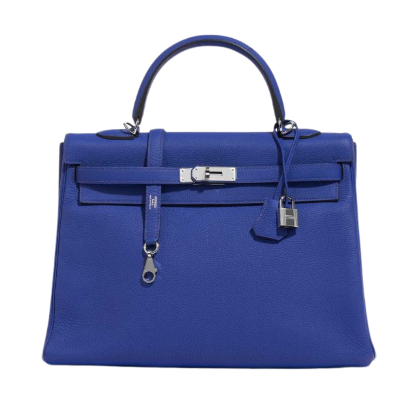 Hermes Kelly 35 Bleu Electrique Togo Leather
