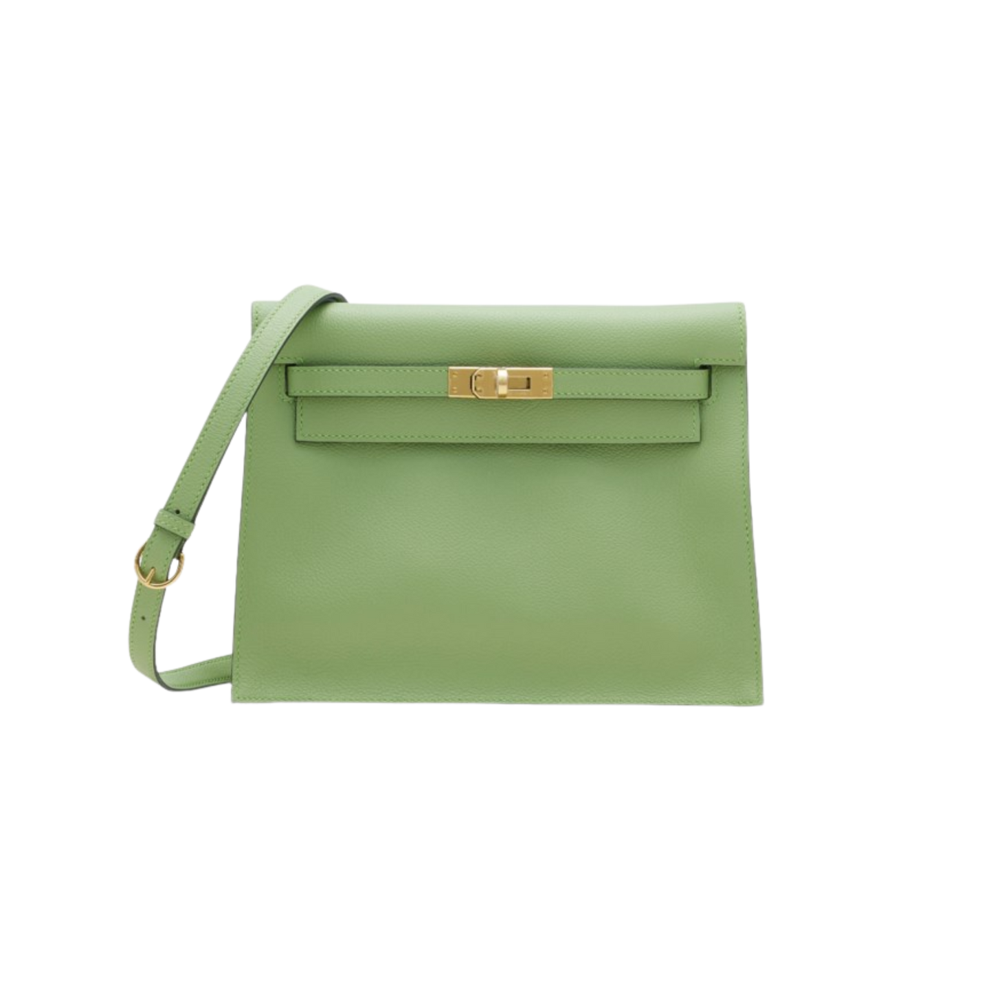 Hermes Kelly Danse Vert Criquet Evercolor Leather