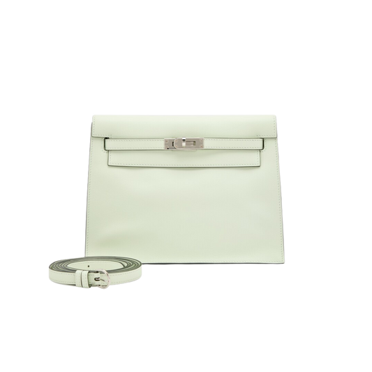 Hermes Kelly Danse Vert Fizz Swift Leather