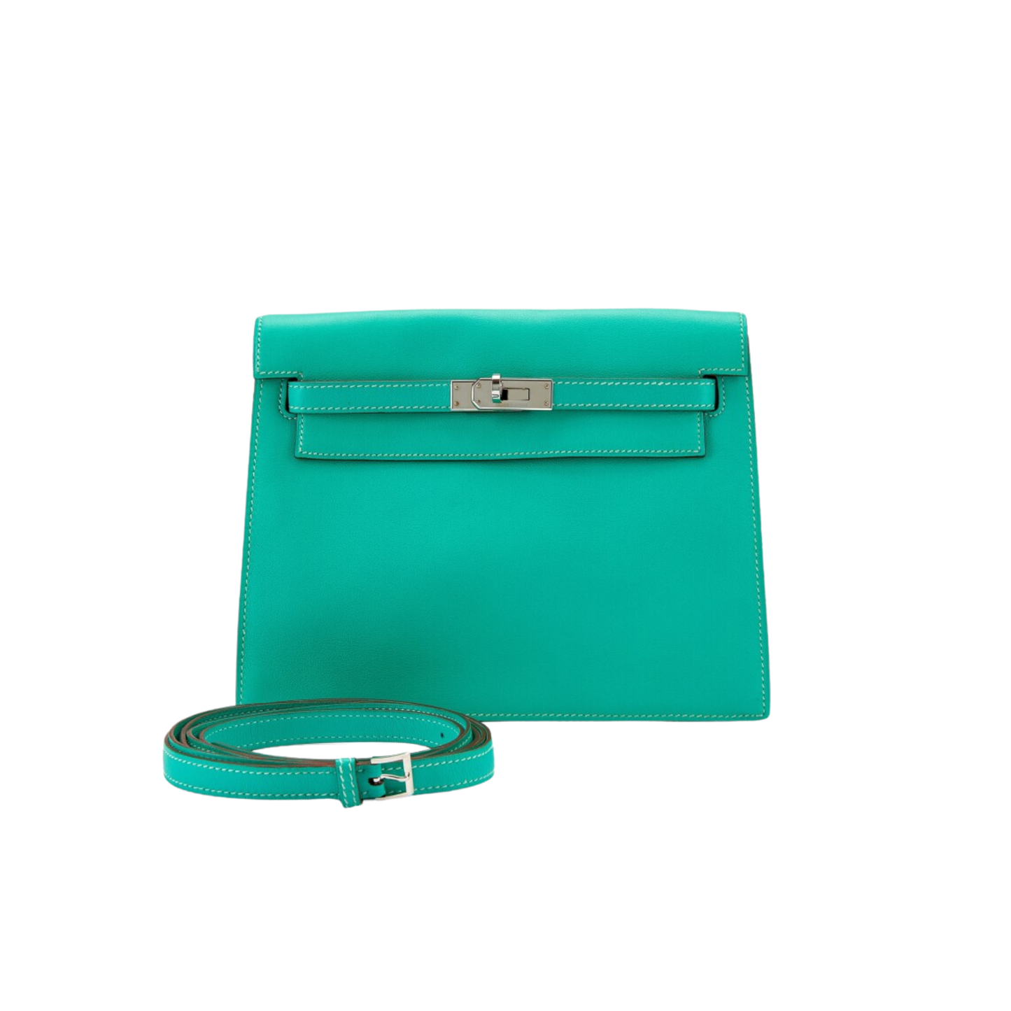 Hermes Kelly Danse Bleu Lagon Swift Leather