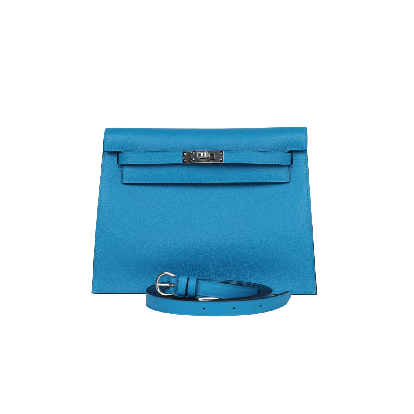 Hermes Kelly Danse Bleu Zanzibar Evercolor Leather