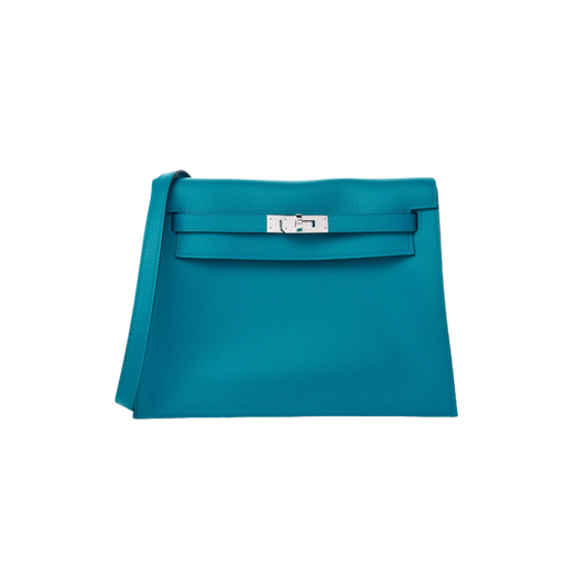 Hermes Kelly Danse Bleu Frida Evercolor Leather