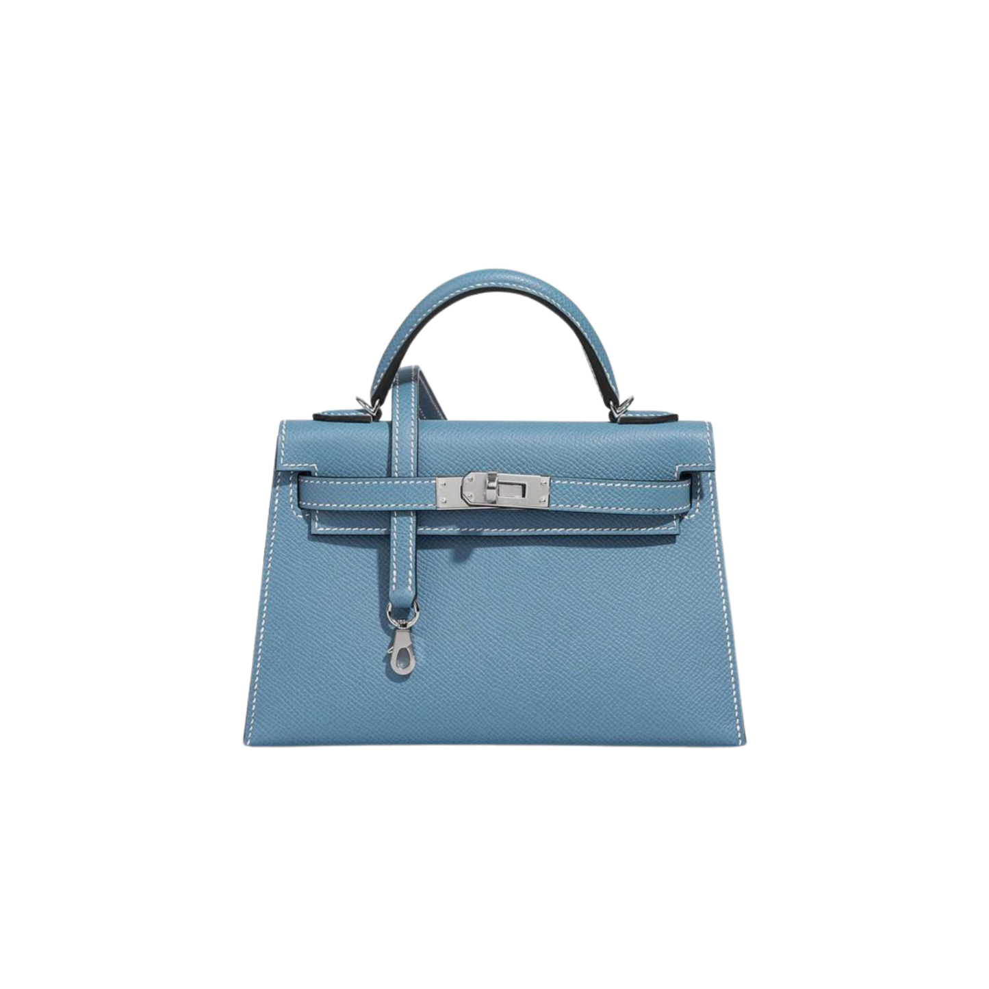 Hermes Kelly 20 Bleu Jean Epsom Leather