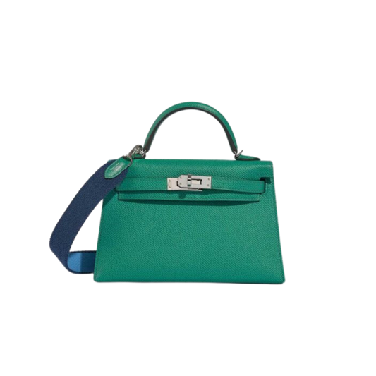 Hermes Kelly 20 Vert Jade Epsom Leather