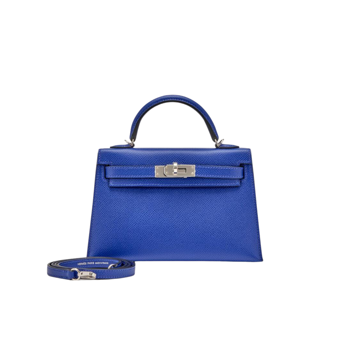 Hermes Kelly 20 Bleu Electrique Epsom Leather