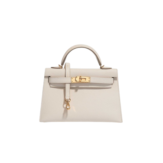 Hermes Kelly 20 Craie Epsom Leather
