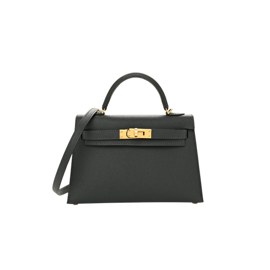 Hermes Kelly 20 Vert Mangrove Epsom Leather