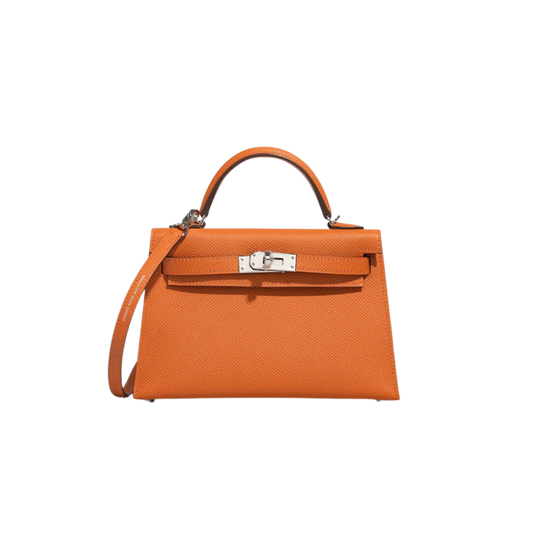 Hermes Kelly 20 Orange Epsom Leather