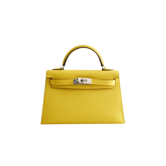 Hermes Kelly 20 Jaune de Naples Epsom Leather