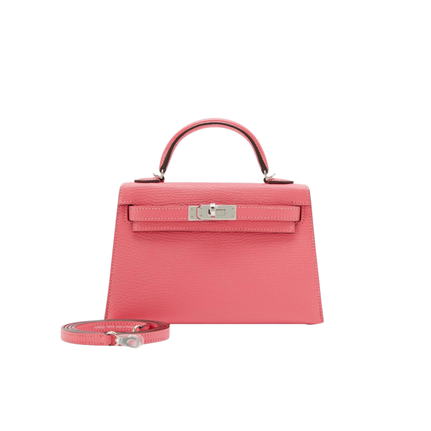Hermes Kelly 20 Rose Lipstick Chevre Mysore Leather