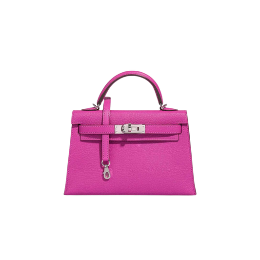 Hermes Kelly 20 Magnolia Chevre Mysore Leather