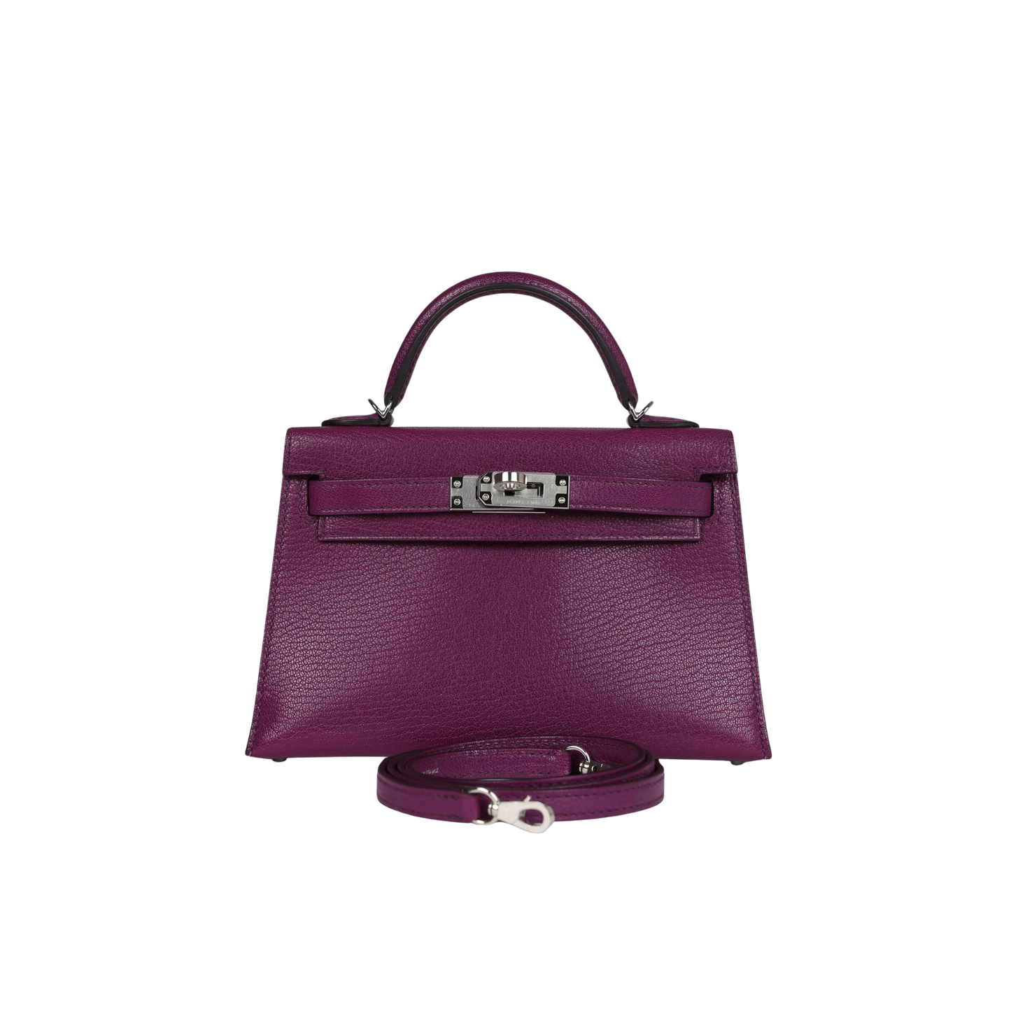 Hermes Kelly 20 Anemone Chevre Mysore Leather