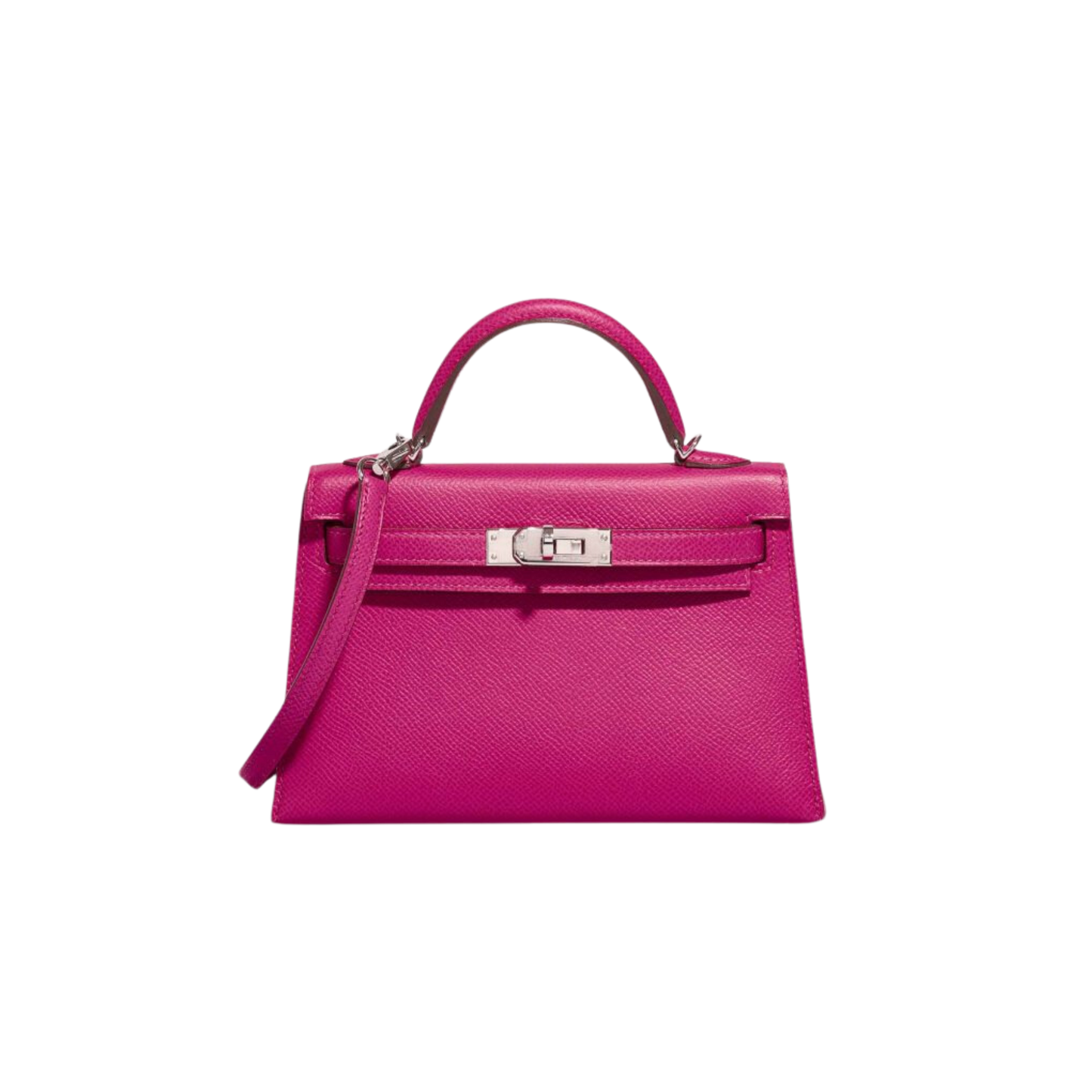 Hermes Kelly 20 Rose Pourpre Epsom Leather
