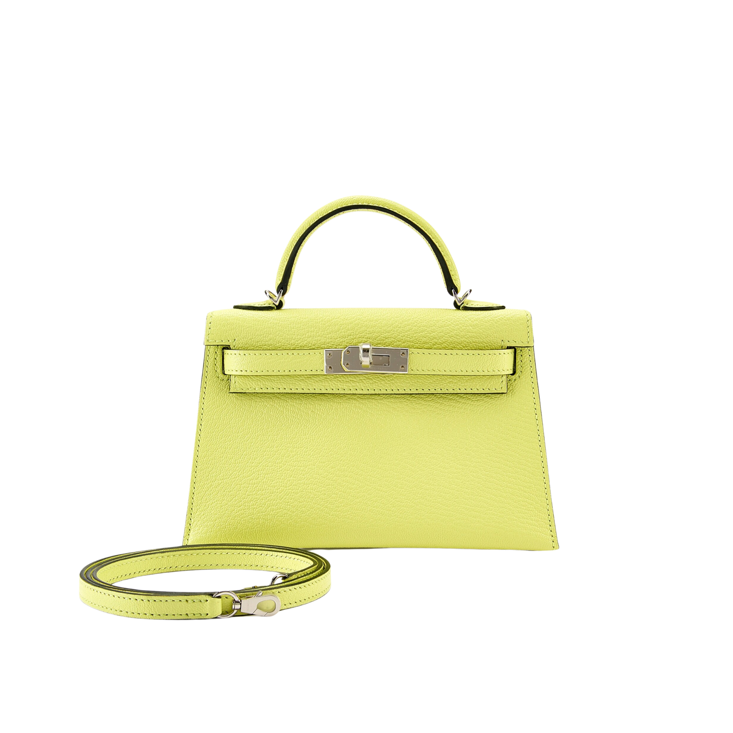 Hermes Kelly 20 Jaune Bourgeon Chevre Mysore Leather