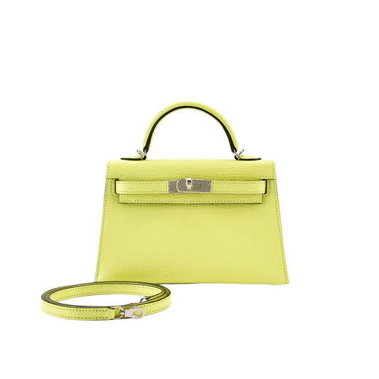 Hermes Kelly 20 Jaune Bourgeon Chevre Mysore Leather