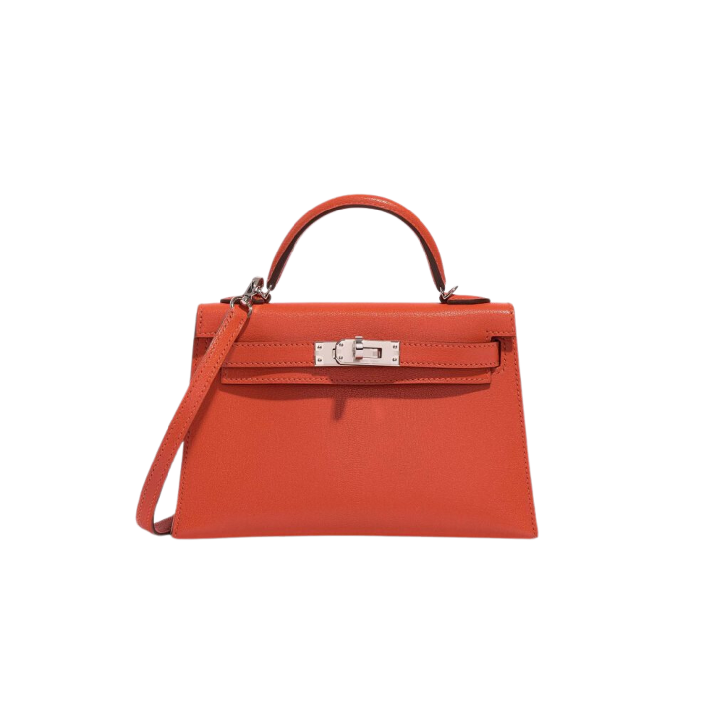 Hermes Kelly 20 Capucine Chevre Mysore Leather