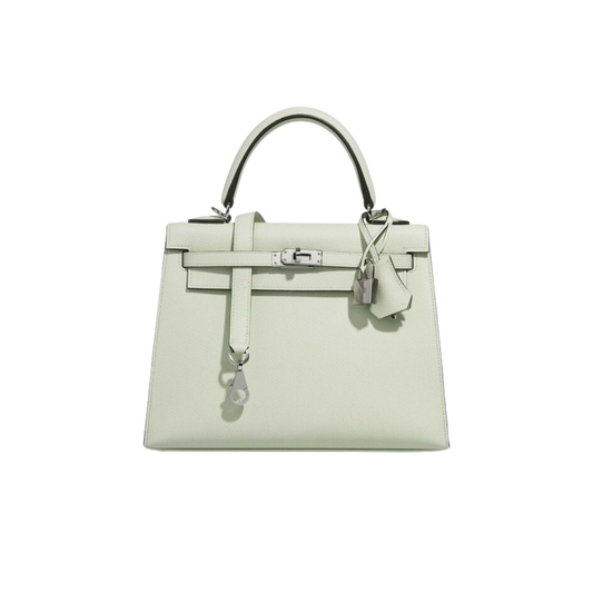 Hermes Kelly 25 Vert Fizz Epsom Leather