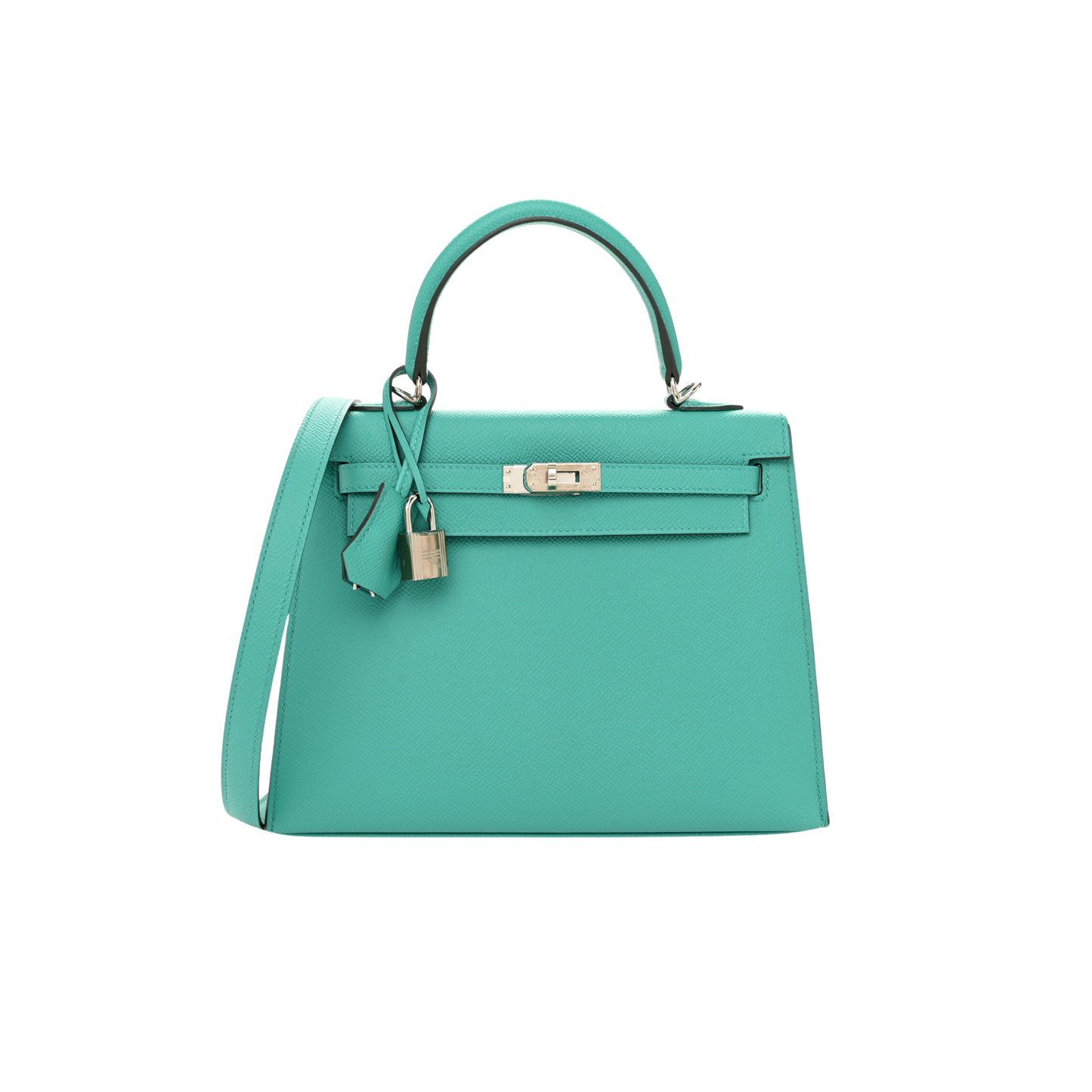 Hermes Kelly 25 Vert Verone Epsom Leather