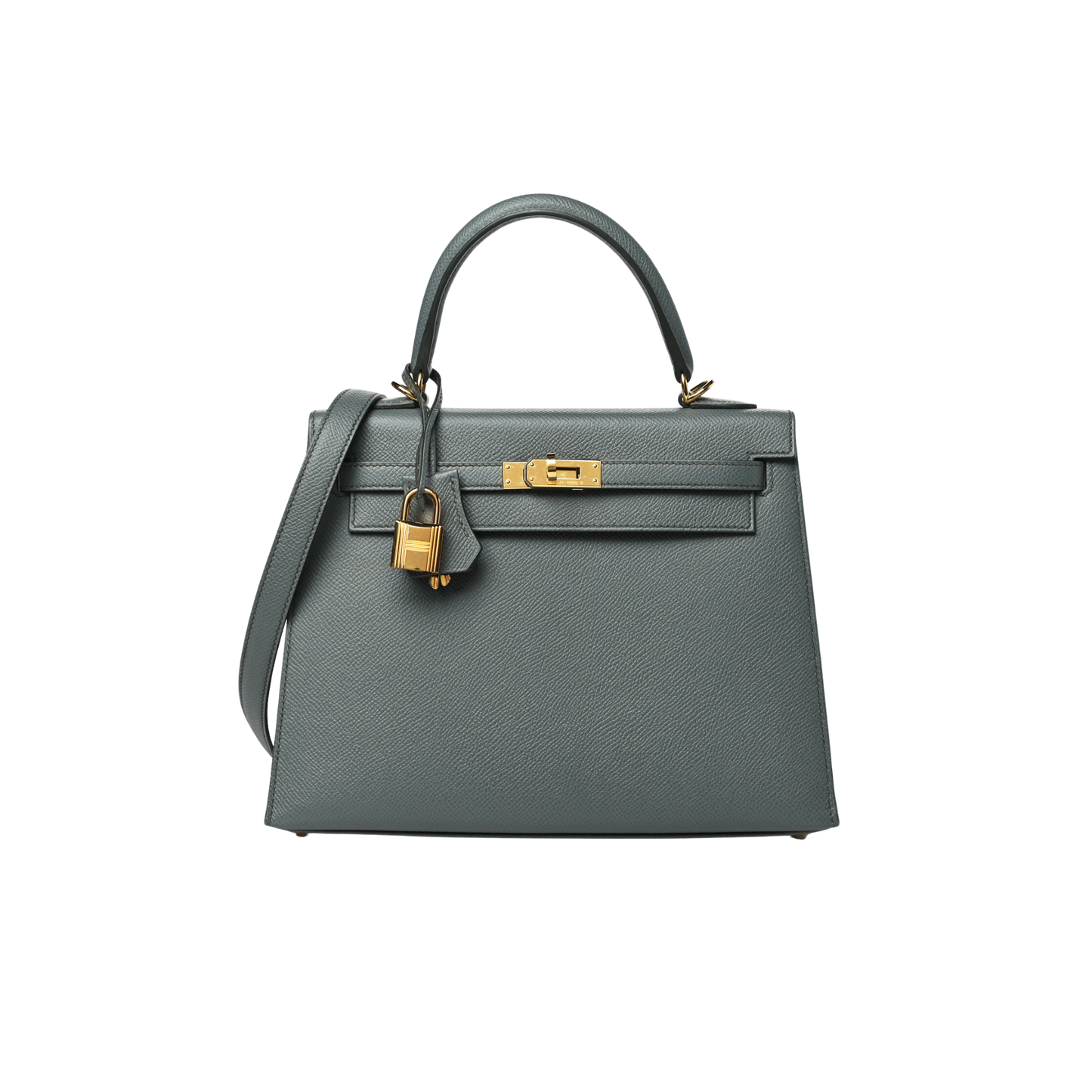 Hermes Kelly 25 Vert Amande Epsom Leather